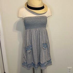 Strapless bikini coverup